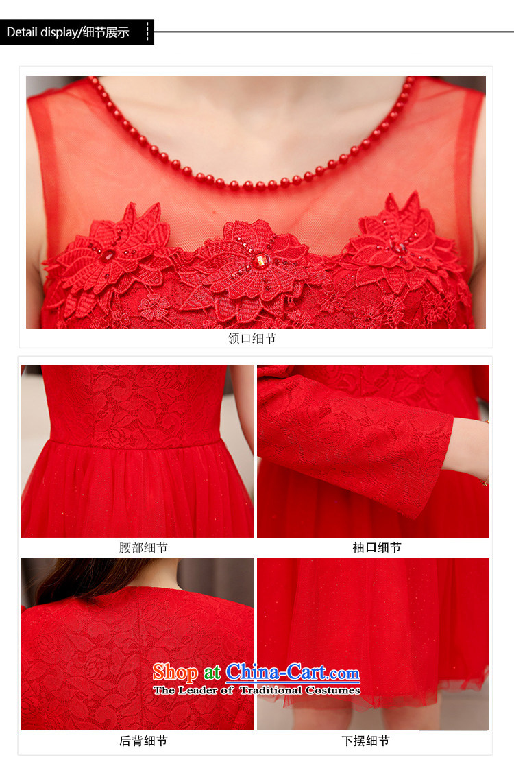 Dream Is marriages bows services for pregnant women wedding dress 2015 new short, red autumn bridesmaid service banquet red XXL picture, prices, brand platters! The elections are supplied in the national character of distribution, so action, buy now enjoy more preferential! As soon as possible.