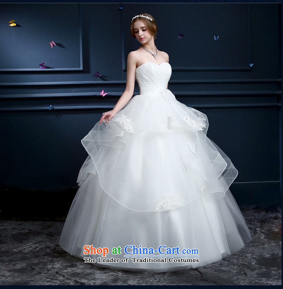 (Heung-lun's Health 2015 wedding new spring and summer Korean anointed chest wedding code to align with the bride wedding dress girl did not rule petticoats White M picture, prices, brand platters! The elections are supplied in the national character of distribution, so action, buy now enjoy more preferential! As soon as possible.