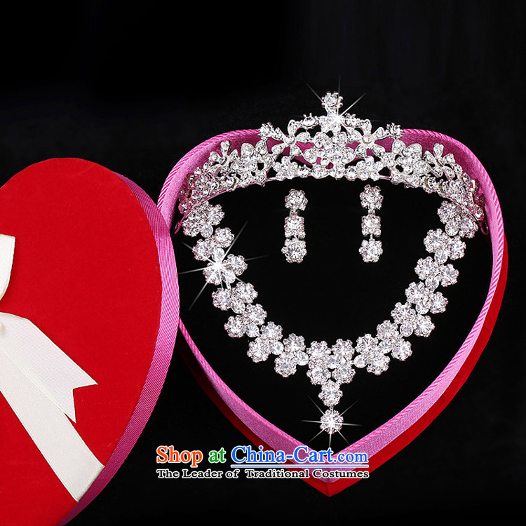 Rain-sang Yi Bridal Make Up wedding jewelry kit Korean style hair accessories water drill Wedding Dress Ornaments necklace earrings crown wedding gift sets of  four Xl010+hg26 Pearl sets of picture, prices, brand platters! The elections are supplied in the national character of distribution, so action, buy now enjoy more preferential! As soon as possible.