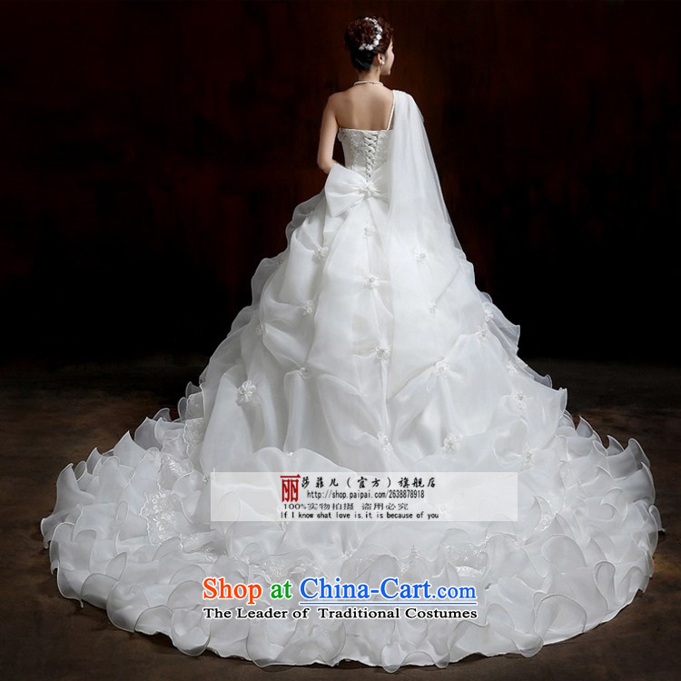 Korean shoulder tail large Fat MM video thin tail wedding like Princess Mary as high-end wedding custom clients to the size to 2015 do not returning the picture, prices, brand platters! The elections are supplied in the national character of distribution, so action, buy now enjoy more preferential! As soon as possible.