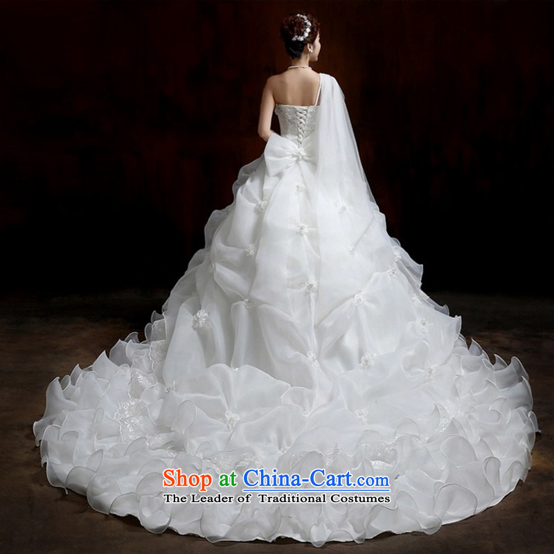 Korean shoulder tail large Fat MM video thin tail wedding like Princess Mary as high-end wedding custom clients to the size to 2015 do not return, love so Peng (AIRANPENG) , , , shopping on the Internet