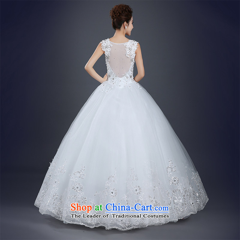 Beverly Ting wedding dress shoulders spring and summer 2015, a new field to align the shoulder Korean brides white simple drill Sau San Wedding White M, Beverly (tingbeier ting) , , , shopping on the Internet