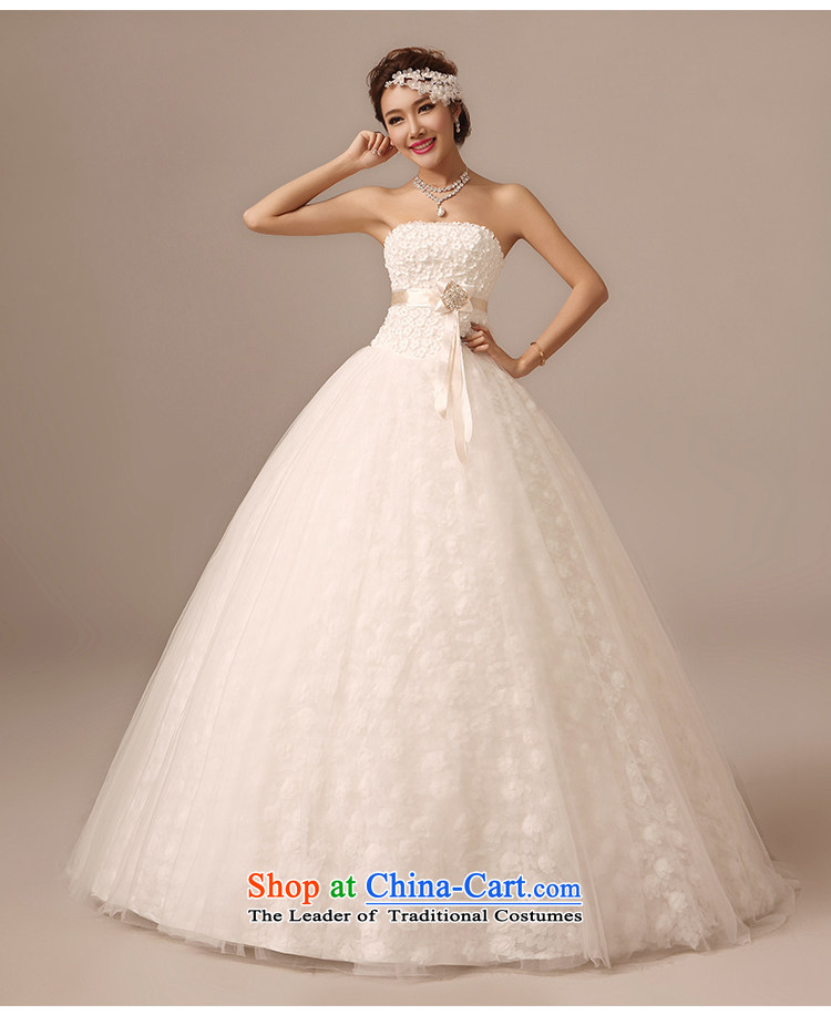 The spring and summer of 2015 new stylish Chest Flower to align the anointed wedding dresses Asian layout sweet straps, video thin white Sau San S picture, prices, brand platters! The elections are supplied in the national character of distribution, so action, buy now enjoy more preferential! As soon as possible.