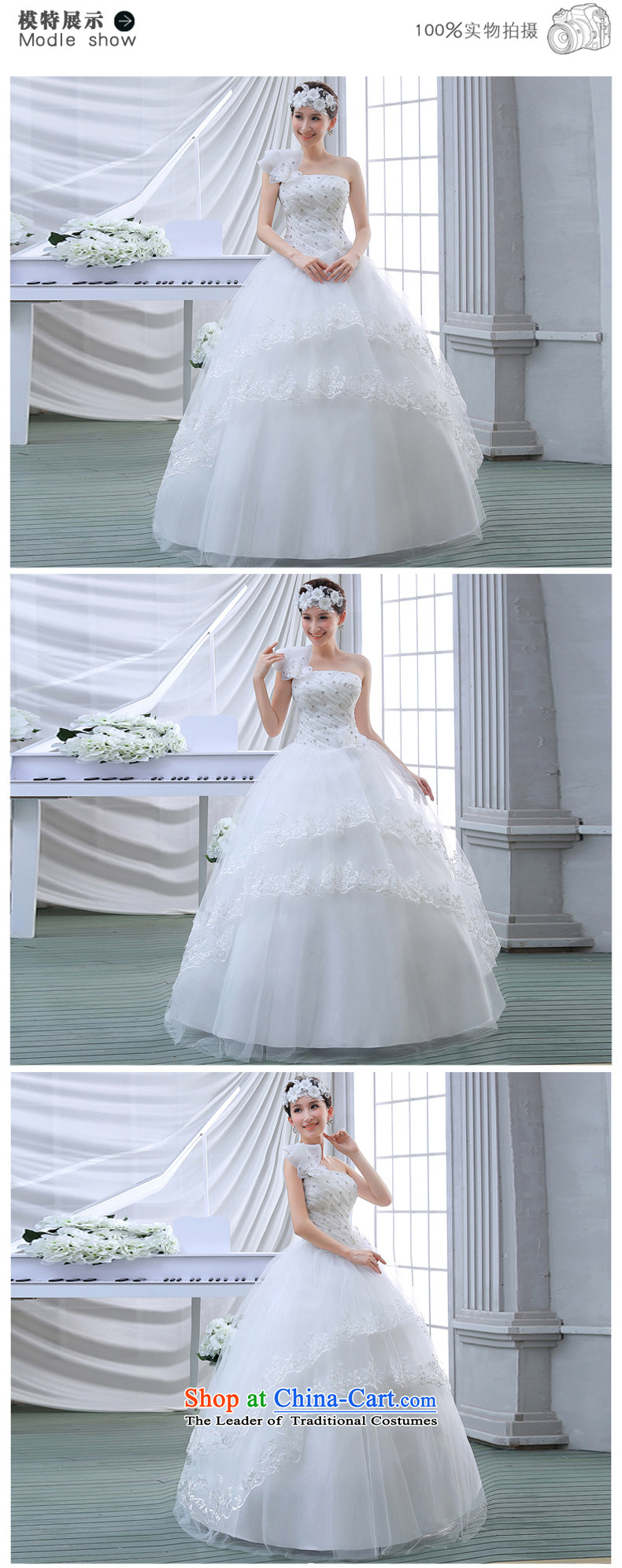 Wedding dress 2015 Spring Summer stylish shoulder flowers to align the diamond wedding code thick mm thin white girl S video picture, prices, brand platters! The elections are supplied in the national character of distribution, so action, buy now enjoy more preferential! As soon as possible.