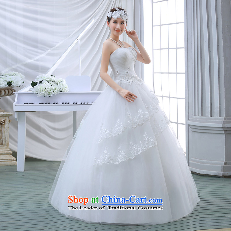 2015 Spring/Summer wedding dresses new lace Sau San video thin alignment with chest-Korean Bridal Suite White S, darling Bride (BABY BPIDEB) , , , shopping on the Internet