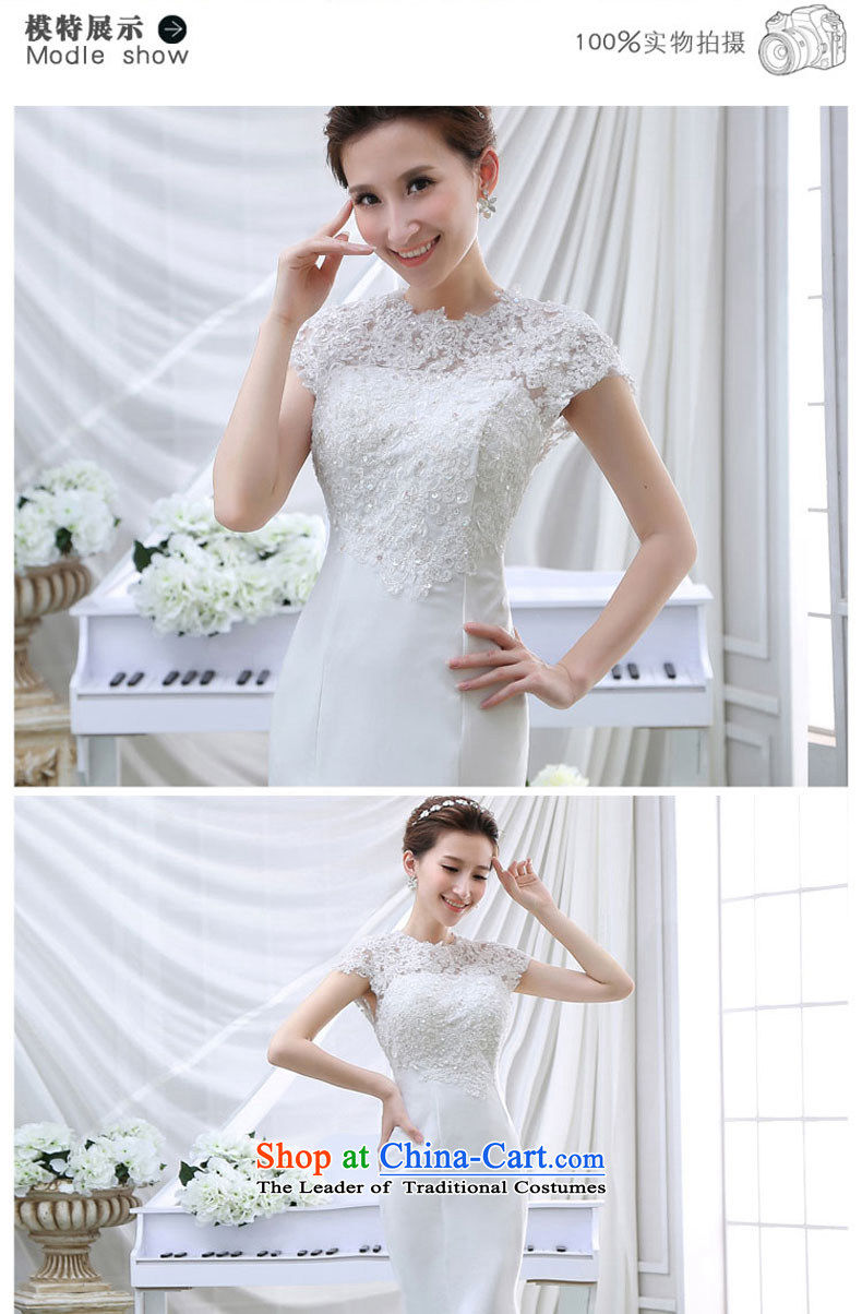 Wedding dresses 2015 Spring New Word shoulder crowsfoot wedding small trailing Korean Foutune of Hamor Sau San Chest Summer Wedding pictures, price White XL, brand platters! The elections are supplied in the national character of distribution, so action, buy now enjoy more preferential! As soon as possible.