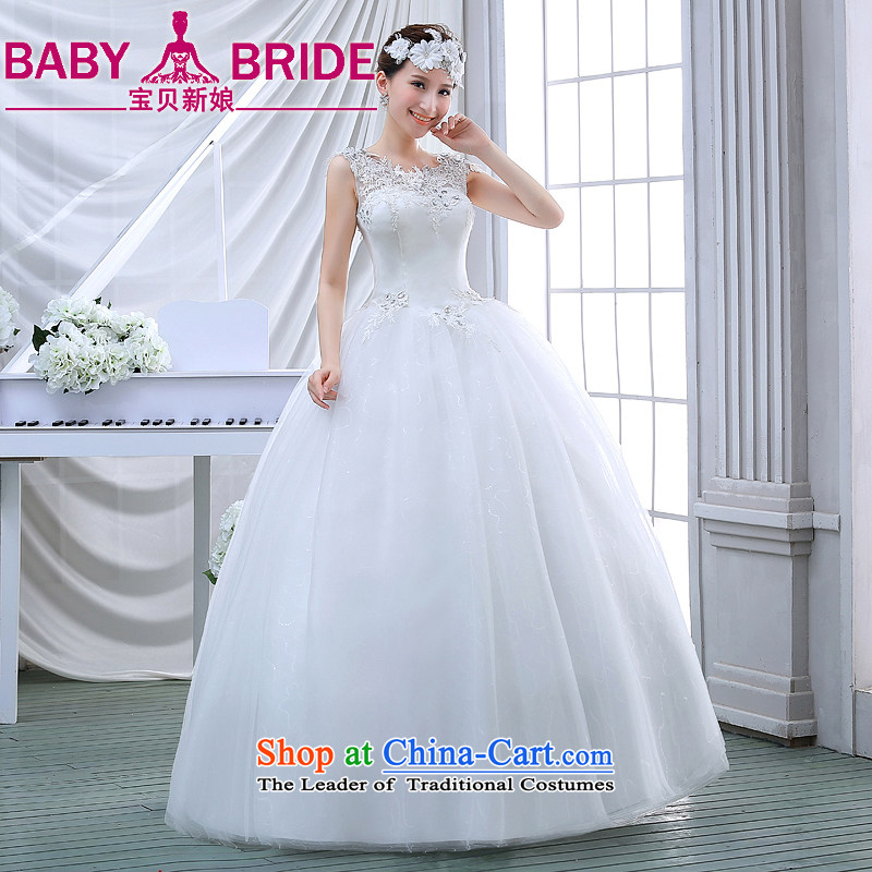 Wedding dresses new stylish spring 2015 word bride your shoulders to simple lace package shoulder wedding white?S