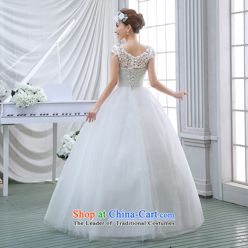 Wedding dresses 2015 Spring New Korean minimalist shoulders to align graphics thin marriages a field shoulder wedding white S Demi Moor Qi , , , shopping on the Internet