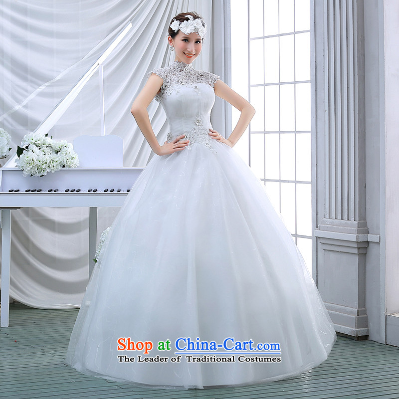 Diamond lace back Korean Princess Bride straps a field shoulder wedding dresses spring 2015 New White S Demi Moor Qi , , , shopping on the Internet