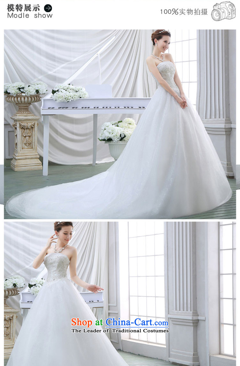 Wedding dresses new 2015 Spring tail bride anointed chest video thin Korean wedding tail lace White XXL picture, prices, brand platters! The elections are supplied in the national character of distribution, so action, buy now enjoy more preferential! As soon as possible.