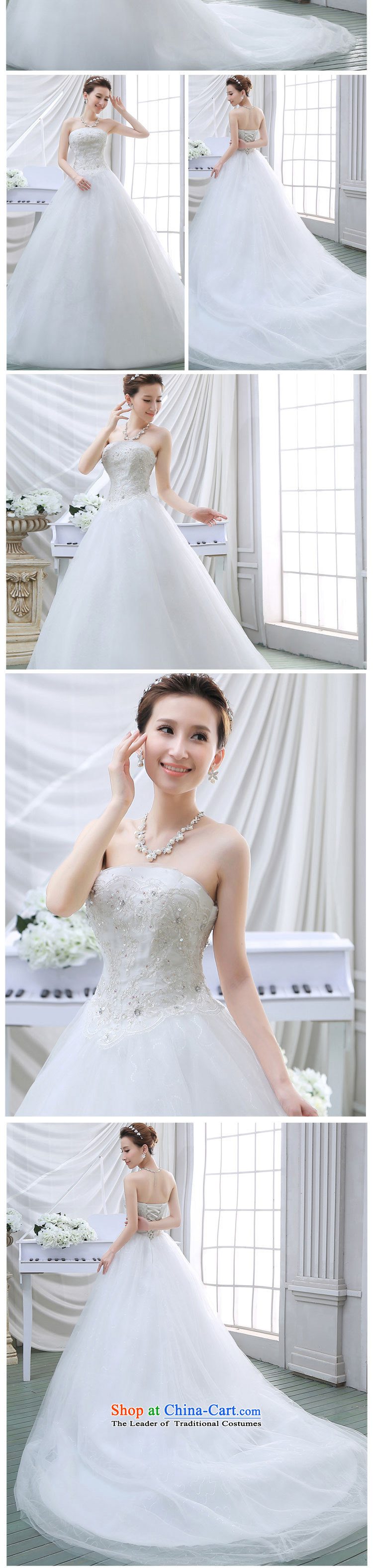 Wedding dresses new 2015 Spring tail bride anointed chest video thin Korean wedding tail lace White XXL picture, prices, brand platters! The elections are supplied in the national character of distribution, so action, buy now enjoy more preferential! As soon as possible.