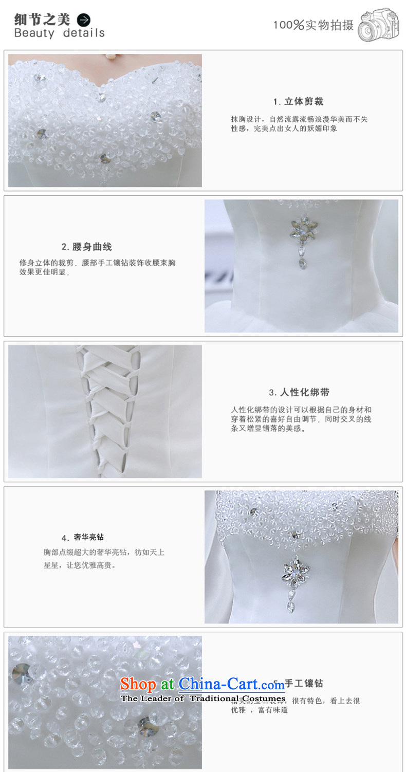 The bride wedding dresses 2015 new spring and summer Korean anointed chest Sau San sleeveless simplicity to align the large luxury big white S picture, prices, brand platters! The elections are supplied in the national character of distribution, so action, buy now enjoy more preferential! As soon as possible.