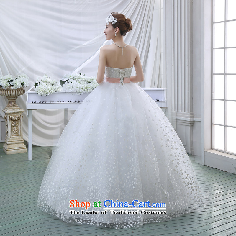 The new 2015 spring to align graphics thin wedding dresses retro lace wiping the chest straps spring V white wedding White XL, Demi Moor Qi , , , shopping on the Internet