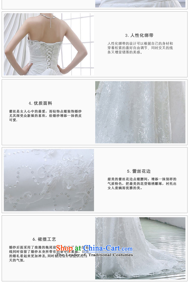 The new 2015 wedding dresses and chest small trailing crowsfoot stylish Sau San Korean brides to align the lace Large White XXL pictures, winter price, brand platters! The elections are supplied in the national character of distribution, so action, buy now enjoy more preferential! As soon as possible.