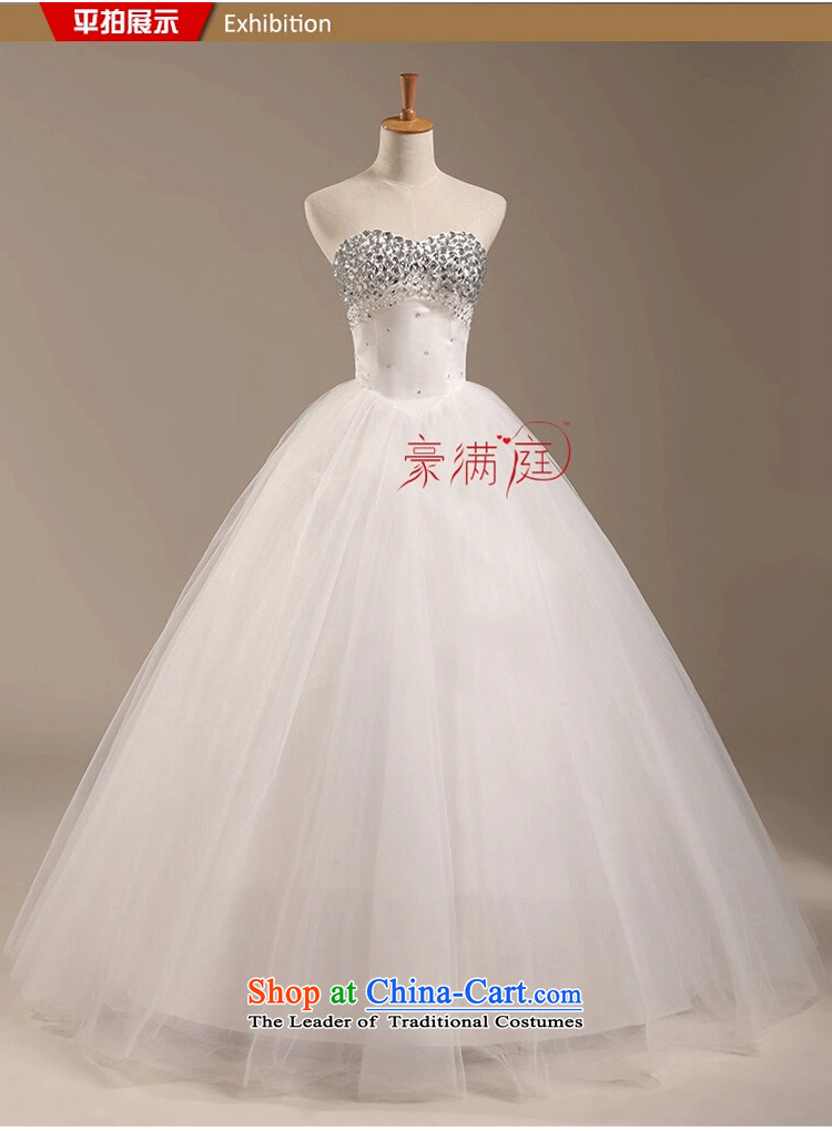 2015 Full Chamber New Ho wedding dresses Korean modern luxury to align the diamond wiping the chest straps Sau San wedding white white S picture, prices, brand platters! The elections are supplied in the national character of distribution, so action, buy now enjoy more preferential! As soon as possible.