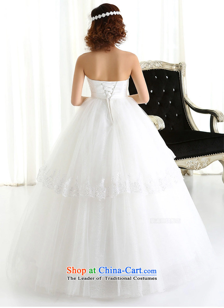 Wedding dresses new 2015 Korean alignment with Chest straps bride video large thin pregnant women wedding Top Loin white L picture, prices, brand platters! The elections are supplied in the national character of distribution, so action, buy now enjoy more preferential! As soon as possible.