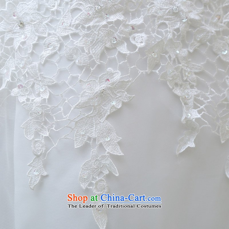 2015 new spring and summer and chest Wedding Fashion Korean version of Sau San skinny tail wedding lace diamond wedding white , L, M Qi , , , diana shopping on the Internet
