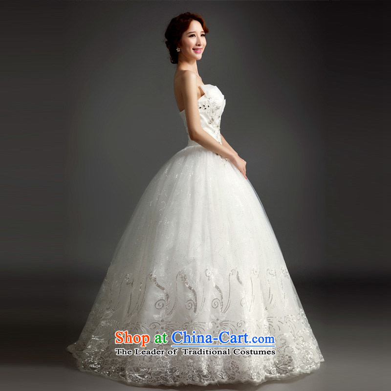 Ho full Chamber wedding dresses new 2015 drill stylish lace straps and align the bride to tailor your chest wedding white , L Ho full Chamber , , , shopping on the Internet