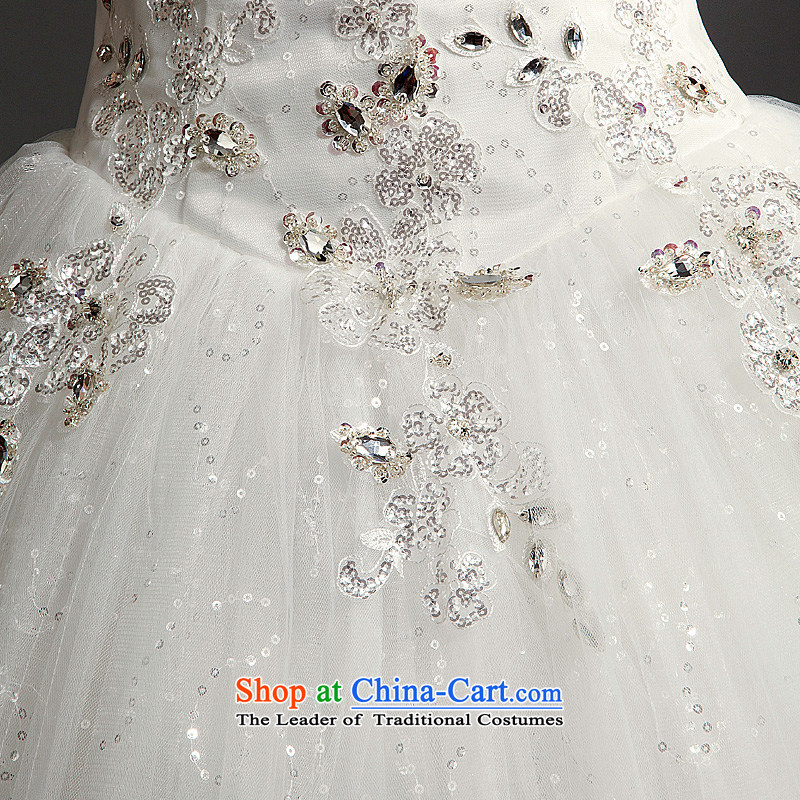 Ho full Chamber wedding dresses new 2015 drill stylish lace straps and align the bride to tailor your chest wedding white , L Ho full Chamber , , , shopping on the Internet
