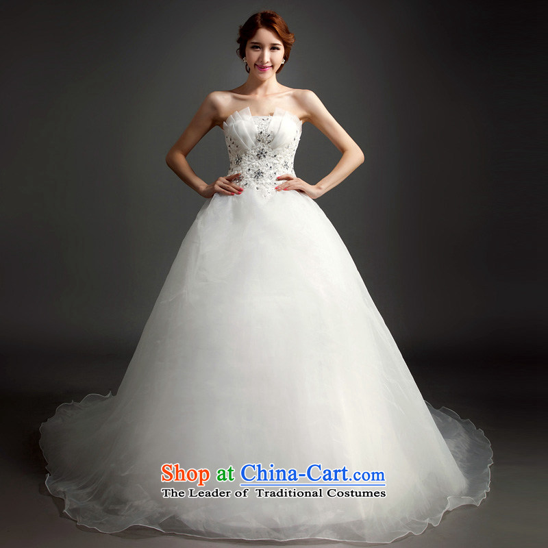 Ho full Chamber wedding dresses 2015 new anointed chest lace diamond align to wedding bride Korean long tail tail, XL, Ho full Chamber , , , shopping on the Internet