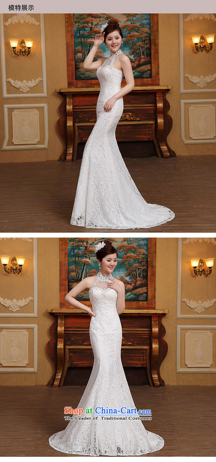 Wedding dresses of the new spring 2015 stylish lace hangs also crowsfoot female wedding marriages White XXL picture, prices, brand platters! The elections are supplied in the national character of distribution, so action, buy now enjoy more preferential! As soon as possible.