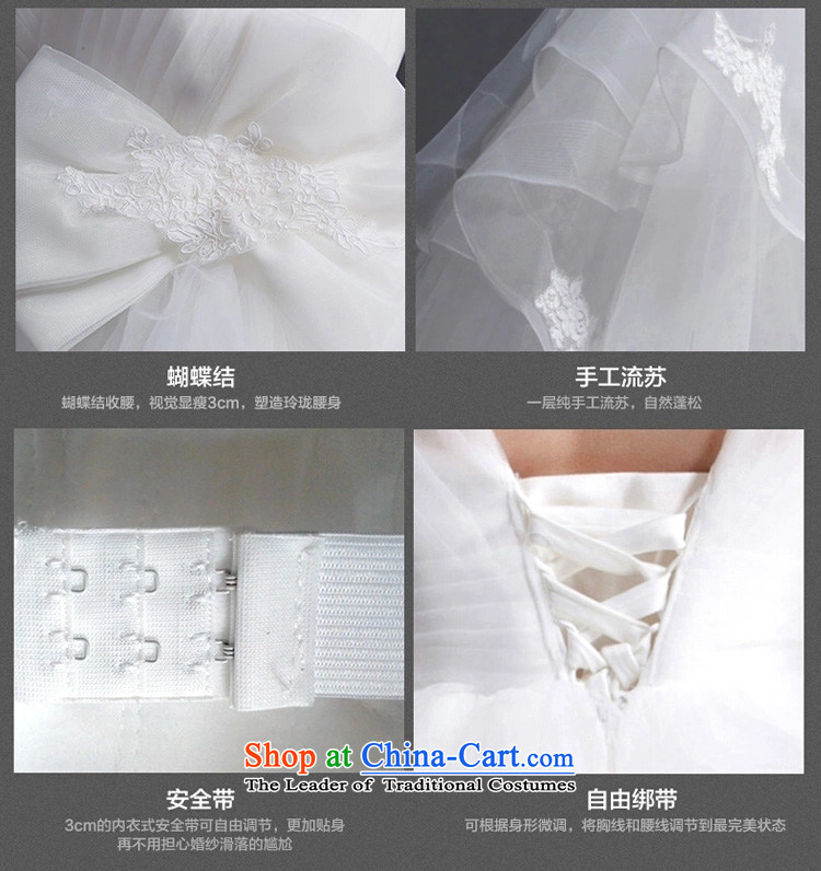 Ho full Chamber wedding dresses 2015 new stylish shoulders V-Neck bride pregnant women Korean stream to align the su bow tie white S picture, prices, brand platters! The elections are supplied in the national character of distribution, so action, buy now enjoy more preferential! As soon as possible.