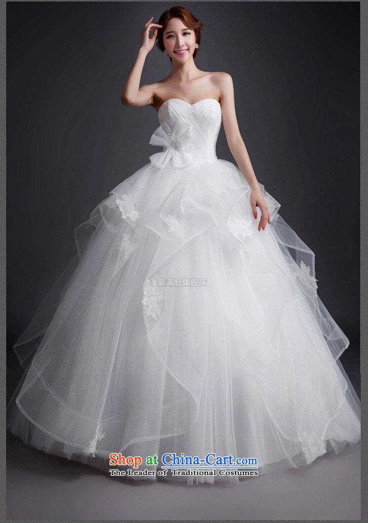 Wedding dress 2015 Spring/Summer new bon bon princess skirt Korean brides custom wedding dress minimalist wiping the chest wedding White XL Photo, prices, brand platters! The elections are supplied in the national character of distribution, so action, buy now enjoy more preferential! As soon as possible.