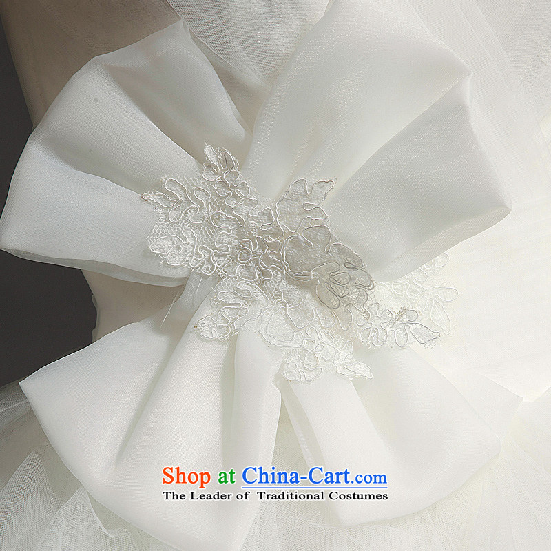 Wedding dress 2015 Spring/Summer new bon bon princess skirt Korean brides custom wedding dress minimalist wiping the chest wedding White XL, Ho full Chamber , , , shopping on the Internet