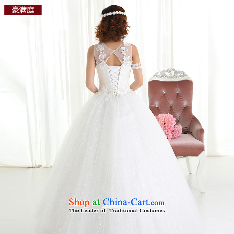 The bride wedding dresses new 2015 stylish and simple Korean short word, princess shoulder white Wedding Theme Sau San long) , L Ho full Chamber , , , shopping on the Internet