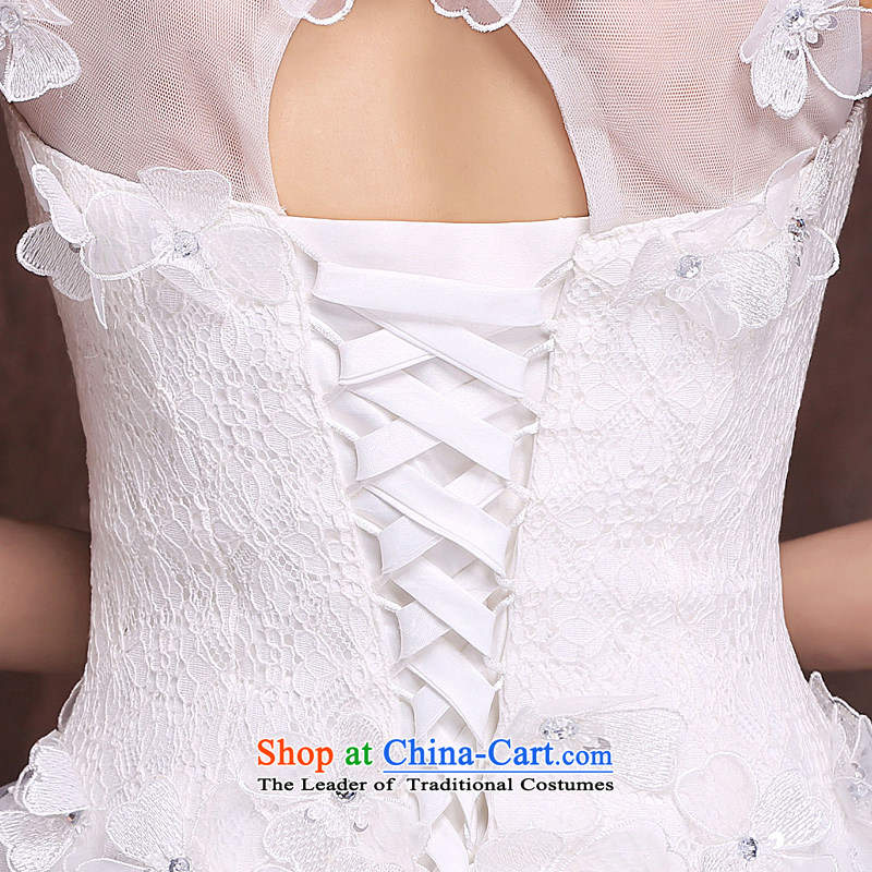The bride wedding dresses new 2015 stylish and simple Korean short word, princess shoulder white Wedding Theme Sau San long) , L Ho full Chamber , , , shopping on the Internet