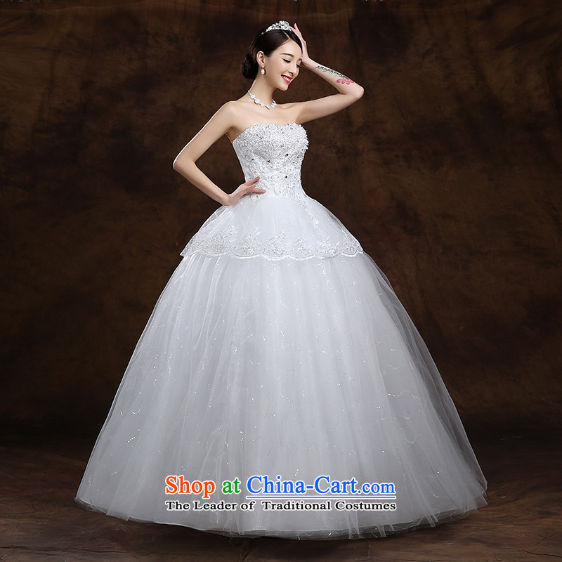 The first white into about the new 2015 Spring dress Korean brides white breast tissue of the funds from the alignment of the Sau San XXL, white white first into about shopping on the Internet has been pressed.