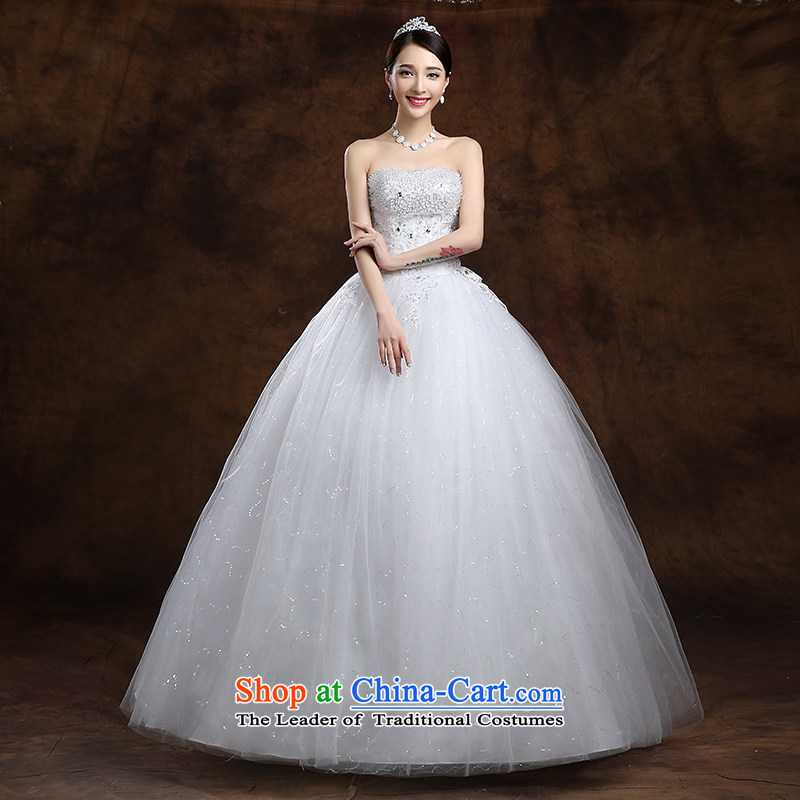 The first white into about 2015 new marriages and chest straps white to align the large number of Sau San Korean style spring and summer white L, white first into about shopping on the Internet has been pressed.