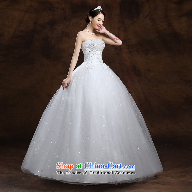 The first white into about 2015 new marriages and chest straps white to align the large number of Sau San Korean style spring and summer white L, white first into about shopping on the Internet has been pressed.