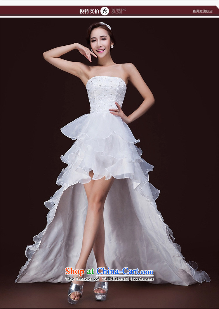 In spring and summer 2015 new bride, before I got married after short Han tail wiping the chest edition wedding dress strap white petals S picture, prices, brand platters! The elections are supplied in the national character of distribution, so action, buy now enjoy more preferential! As soon as possible.