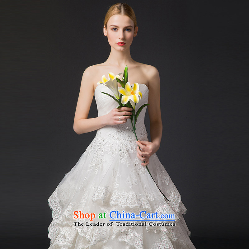 There is a new 2015 senbas wedding dresses and chest multi-tier billowy flounces skirt high waist skinny trailing white graphics 2 code, HOC , , , shopping on the Internet
