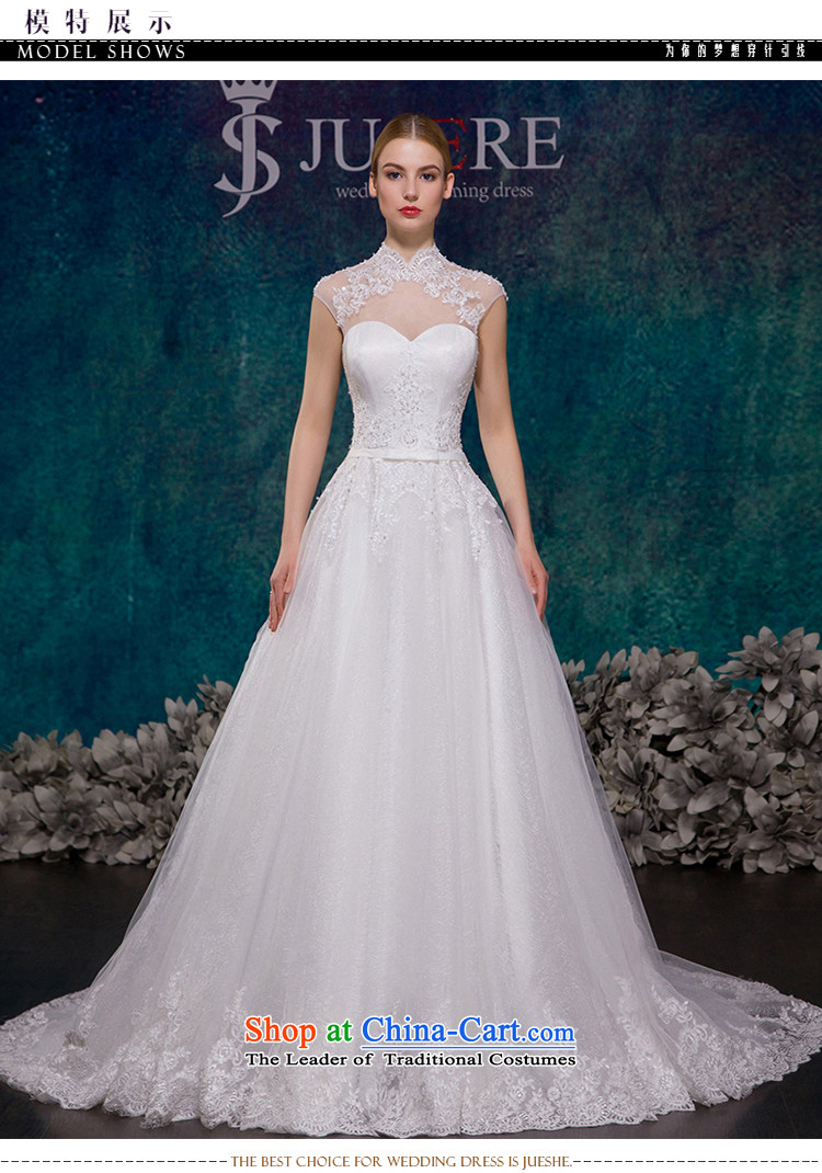 There is a stunning new 2015 on Korean-style with chest engraving package shoulder wedding dresses small trailing white 8 pictures, prices, brand platters! The elections are supplied in the national character of distribution, so action, buy now enjoy more preferential! As soon as possible.
