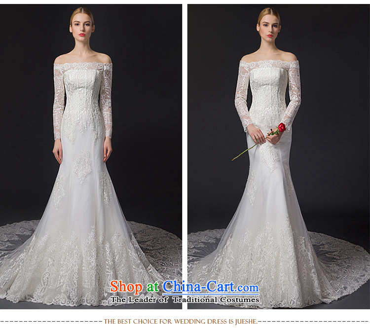 There is a new 2015 Early gardenias slotted shoulder long-sleeved Sau San crowsfoot wedding dresses trailing white 2 code picture, prices, brand platters! The elections are supplied in the national character of distribution, so action, buy now enjoy more preferential! As soon as possible.