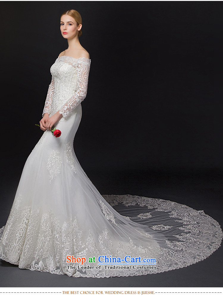 There is a new 2015 Early gardenias slotted shoulder long-sleeved Sau San crowsfoot wedding dresses trailing white 2 code picture, prices, brand platters! The elections are supplied in the national character of distribution, so action, buy now enjoy more preferential! As soon as possible.