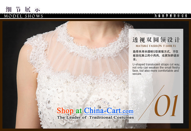 There is a first love 2015 new wedding dresses lace engraving round-neck collar Sau San small trailing white 6 pictures, prices, brand platters! The elections are supplied in the national character of distribution, so action, buy now enjoy more preferential! As soon as possible.