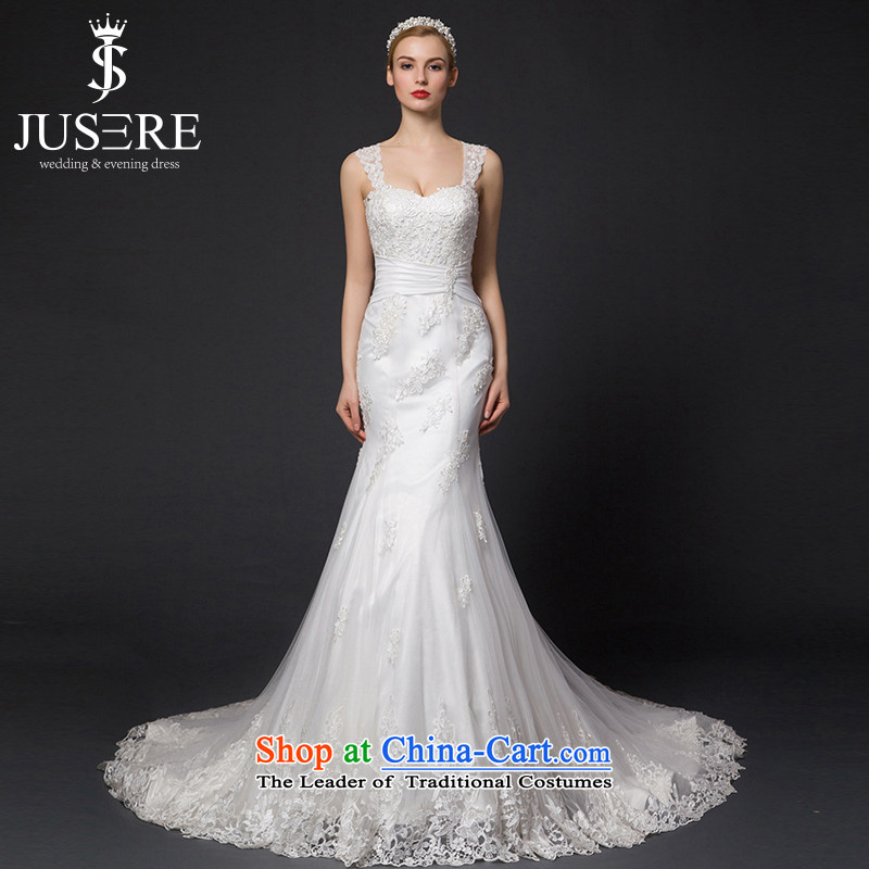 There is a new 2015 Lauder marriages crowsfoot wedding dresses shoulders back small trailing white 4 code