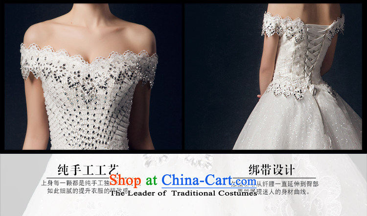 There is a star-yu yi 2015 new word wedding dresses shoulder large tail royal palace White 6 pictures, prices, brand platters! The elections are supplied in the national character of distribution, so action, buy now enjoy more preferential! As soon as possible.