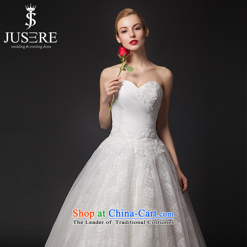 There is a tea to?2015 new wedding dresses and chest to align the princess skirts Sau San tailored White
