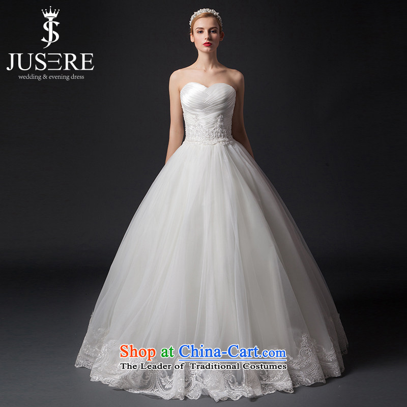 Christine set is 2015 new wedding dresses lace wiping the chest to align the Sau San bon bon skirt white 10 Code