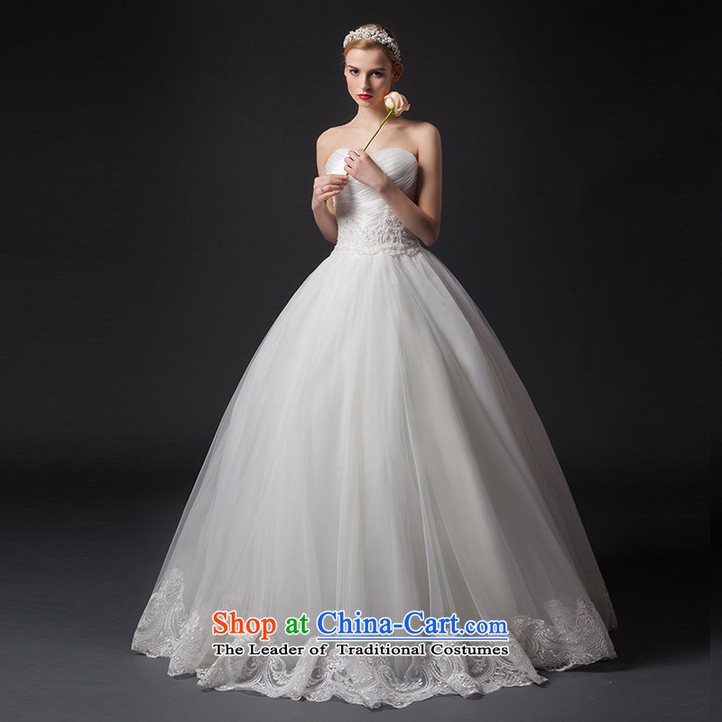 Christine set is 2015 new wedding dresses lace wiping the chest to align the Sau San bon bon skirt white 10 yards, HOC , , , shopping on the Internet