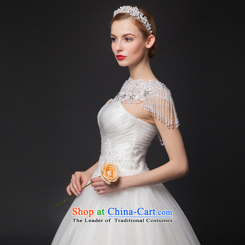 Christine set is 2015 new wedding dresses lace wiping the chest to align the Sau San bon bon skirt white 10 yards, HOC , , , shopping on the Internet