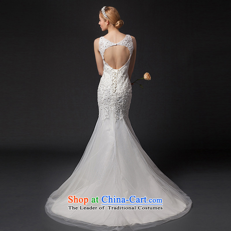 There is set of officials of the new 2015 wedding dress shoulders back crowsfoot white, 6 code     and in no way set , , , shopping on the Internet