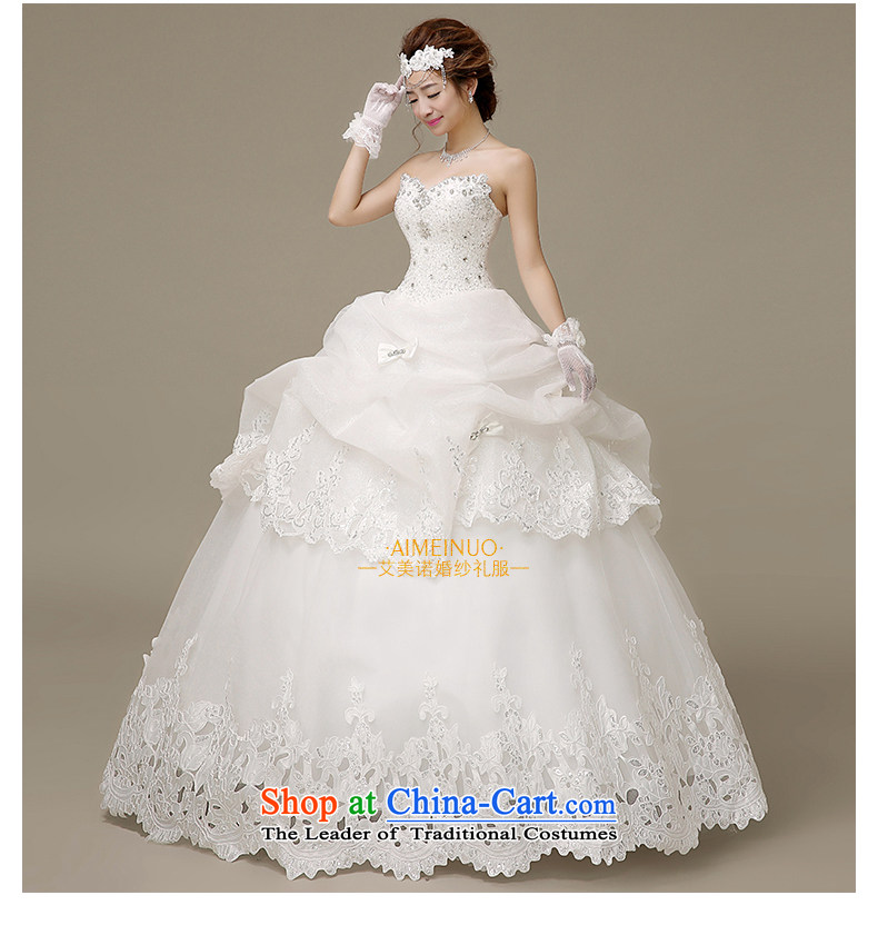 Hiv Miele wedding dresses 2015 Spring/Summer water drilling wiping the chest of a Bow Tie Strap lace parquet Korean alignment to the Princess Bride wedding H-49 White XXL picture, prices, brand platters! The elections are supplied in the national character of distribution, so action, buy now enjoy more preferential! As soon as possible.