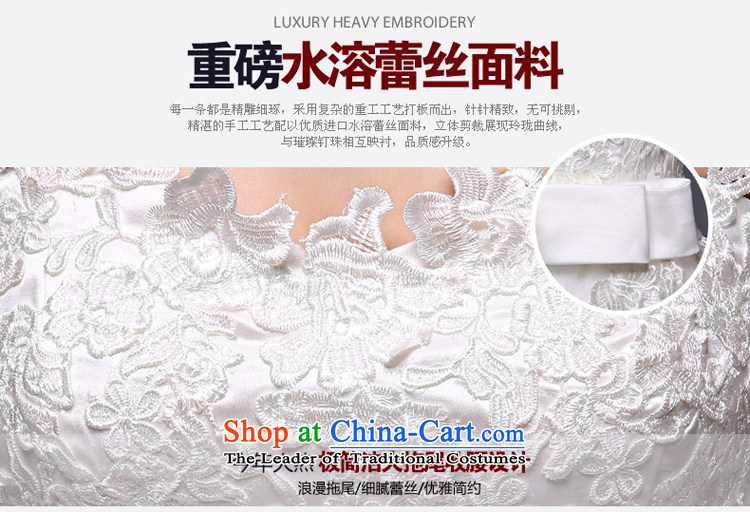 Blooming crazy anointed chest tail wedding dresses Korean Style New 2015 Spring/Summer bride sexy video thin back upscale White XXL picture, prices, brand platters! The elections are supplied in the national character of distribution, so action, buy now enjoy more preferential! As soon as possible.