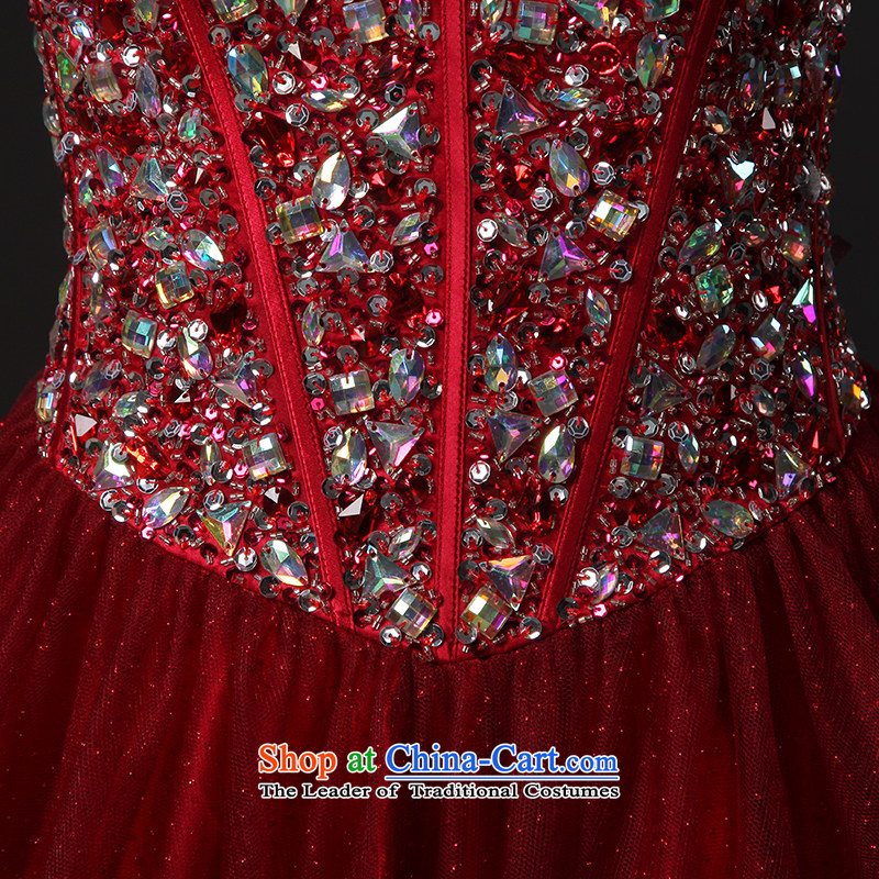 No star world multimedia wedding dresses services will preside over the bride wedding dress and chest to wedding red 10 yards, HOC , , , shopping on the Internet