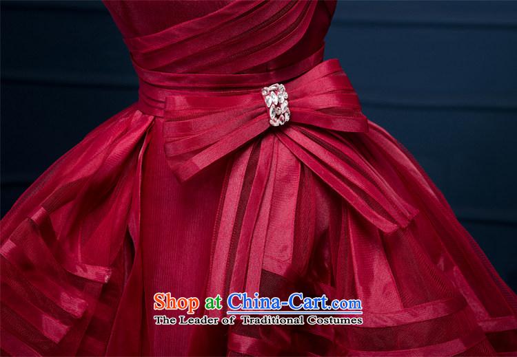 There is a spirit of dance new 2015 wedding dresses colorful fabric services will preside over Mary Magdalene chest tail pre-sale wine red 6 pictures, prices, brand platters! The elections are supplied in the national character of distribution, so action, buy now enjoy more preferential! As soon as possible.